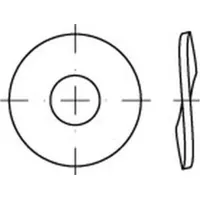 Industrial Quality Supplies DIN 137 Federscheiben, gewellt Federst. B