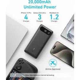 Anker Power Bank (20K, 87W, Built-In USB-C Kabel)