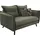 Home Affaire 2-Sitzer HOME AFFAIRE "Lazio", grün (dunkelgrün), B:162cm H:97cm T:110cm, 100% Polyester;Wendekissen: 100% Polyester, Sofas, inklusive 1 Stk. Wende- und 1 Stk. Zierkissen