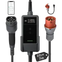 dé Mobile Wallbox Ladestation Typ 2 (22 kW, 32 A) 7 m