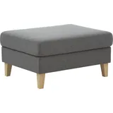 Atlantic Home Collection Hocker Mailo 88 x 45 x 69 cm Grau
