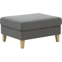 Atlantic Home Collection Hocker Mailo 88 x 45 x 69 cm Grau