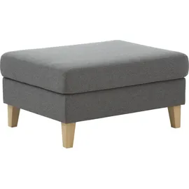 Atlantic Home Collection Hocker Mailo 88 x 45 x 69 cm Grau