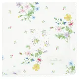 GREENGATE COTNAPWLFIL0108 Fiola Stoffserviette mit Spitze White 40 x 40 cm