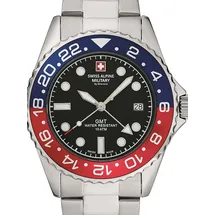 Swiss Alpine Military 7052 GMT Edelstahl 42,0 mm 1131SAM