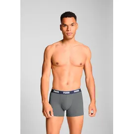 Puma Everyday Basic Boxershorts blau/grau S 3er Pack