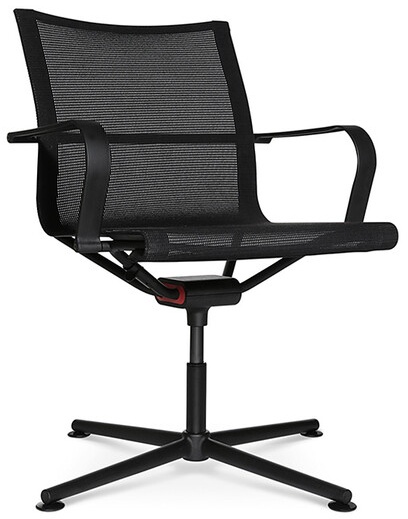 Besucherstuhl D1 Office Wagner grau, Designer Stefan Diez, 83–93x77x77 cm