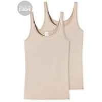 SCHIESSER Damen 2 Pack Trägertop Unterhemd - Modal Essentials