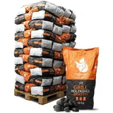Heizfuxx Grillkohle Holzkohlebriketts 600 kg