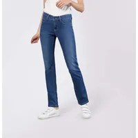 MAC Dream Jeans Straight in Mid Blue Authentic Wash-D46