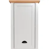 Home Affaire Hängeschrank HOME AFFAIRE, grau (lichtgrau melamin, artisan eiche nb), B:46cm H:73cm T:24cm, FSC-zertifizierter Holzwerkstoff, Schränke, Hängeschrank, Badschrank mit Muschelgriff im Landhaus-Look - (B/T/H) 46/24/73 cm