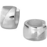 SilberDream Creolen Welle Silber 925 14mm
