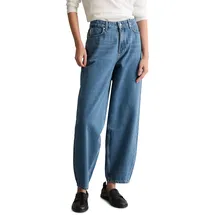 Marc O'Polo Marc OߴPolo Denim Damen, Jeanshose Cropped Barrel-Jeans, blau, medium Blue Multi 51), W27/L32 - 27W / 32L