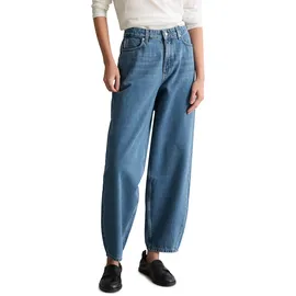 Marc O'Polo Marc OߴPolo Denim Damen, Jeanshose Cropped Barrel-Jeans, blau, medium Blue Multi 51), W27/L32 - 27W / 32L