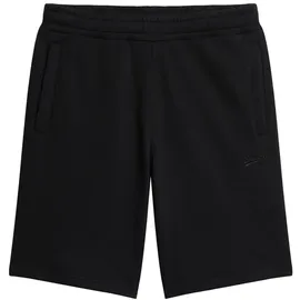 Superdry Herren Sweatshort - Essential Logo Jersey Shorts, kurze Hose, einfarbig Schwarz 2XL