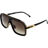 Carrera CA 1053/S/TI Matte black 60/12/145 Herren Sonnenbrillen - Schwarz