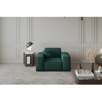 Sofaset Designersofa CELES 3-2-1 in Stoff Opera Velvet Opalgrün