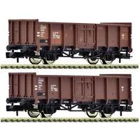 Fleischmann 2-tlg. Set: Offene Güterwagen 6660138 N