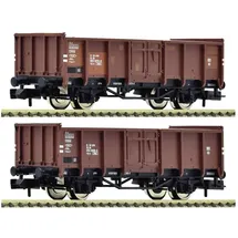 Fleischmann 2-tlg. Set: Offene Güterwagen 6660138 N