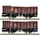 Fleischmann 2-tlg. Set: Offene Güterwagen 6660138 N