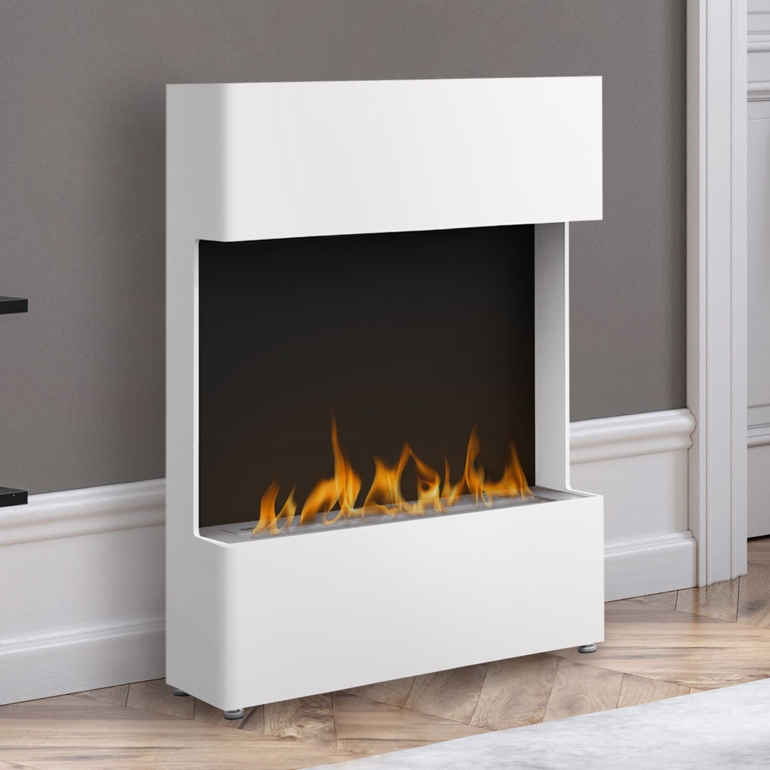 muenkel Design Trix [Design Bioethanol Kamin]: Weiß (warm) - 820