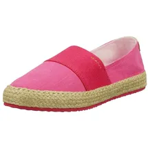 GANT Raffiaville Espadrille, Strandschuh, Slipper mit Bast-Verzierung rosa 38 EU