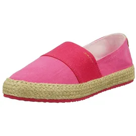 GANT Raffiaville Espadrille, Strandschuh, Slipper mit Bast-Verzierung rosa 38 EU