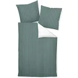 Traumschlaf Tango Gestreift Salbei 240 x 220 cm + 2 x 80 x 80 cm