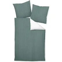 Traumschlaf Tango Gestreift Salbei 240 x 220 cm + 2 x 80 x 80 cm