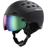 Head Radar 5K Photo MIPS Skihelm mit Visier-Schwarz-XS-S