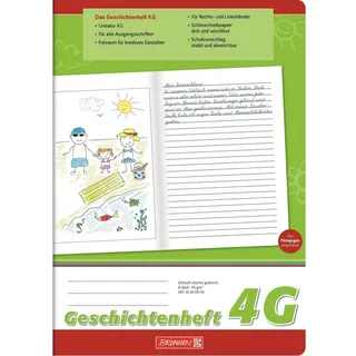 Brunnen Geschichtenheft A4 16 Blatt,