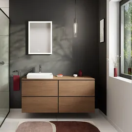 Hansgrohe Xilesa E 1375x550mm, 4 SBK, o. PushO., Ei kasch