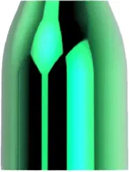 L-Style Premium Metall Champagne Ringe - Grün