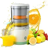 Tigrezy Multifunktionale Elektrische Zitruspresse, Hochleistungs-entsafter Für Zitronen, Orangen Und Grapefruits, Tragbare, Kabellose Und Per Usb Aufladbare Fruchtpresse Für Küche Und Reisen