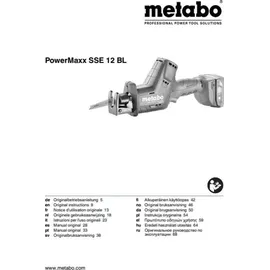 Metabo PowerMaxx SSE 12 BL inkl. Akku 2x 2,0 Ah (602322500)