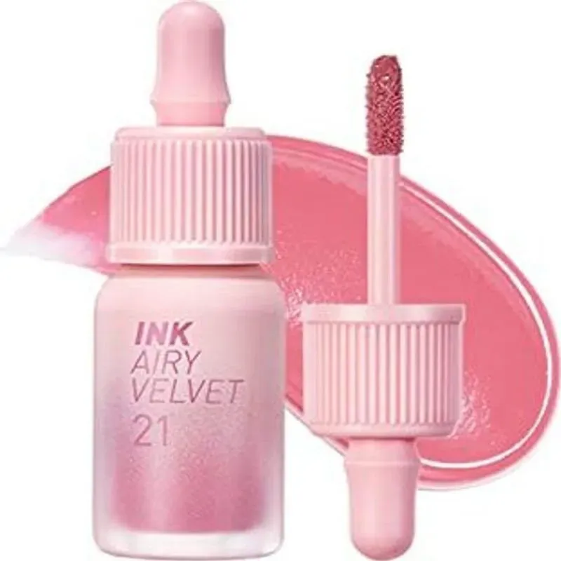 Peripera INK AIRY VELVET 021 FLUFFY PEACH 4 g - flüssiger Lippenstift