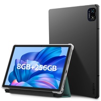 kinstone Android 12 Tablet 10.1 Zoll Gaming Tablet MTK 8183 Octa-Core CPU,Tablet Kinder 8GB RAM 256GB ROM,WLAN Tablet(2.4G+5G), Tablet PC IPS 1920x1200 FHD Display,5MP+13MP Kamera,6000mAh,BT 5.0
