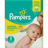 Pampers Premium Protection New Baby Größe 1 (Newborn) 2-5 kg, 1er Pack, 1 x 36 Windeln