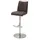 Robas Lund Barhocker Braun Leder drehbar 360°, Barstuhl höhenverstellbar, Giulia A