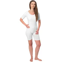 Suprima Body kurzarm mit Rücken-Reißverschluss XXL weiß