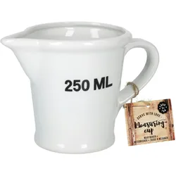 Messbecher 250ml weiß Porzellan - 24300961