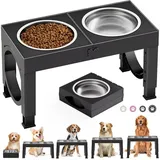 X XBEN Erhöhter Hundenapf 5 Höhenverstellbar Futternapf Kleine Mittlere Große