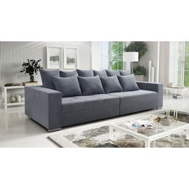 Küchen-Preisbombe Modernes Big Sofa Wohnlandschaft Sofa Couch Jumbo 3 - hellgrau