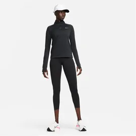 Nike Dri-FIT Pacer 1/2-Zip Lauf-Oberteil 010 black/reflective silv XS