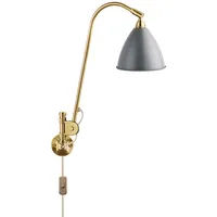 GUBI BL6 Wandleuchte Messing/Grau