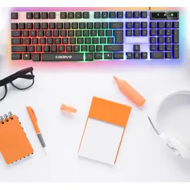 Retoo Gaming Tastatur RGB LED Mechanisch QWERTY