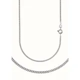 FIRETTI Collierkettchen FIRETTI "Schmuck Geschenk Silber 925 Halskette Panzerkette diamantiert" Gr. 42, silber (silberfarben), Halsketten, Damen, 42, Silber 925 (Sterlingsilber), B: 1,7mm, Made in Germany, B:1,7mm