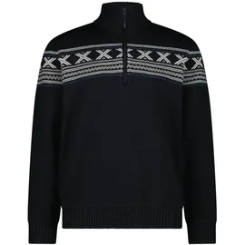 CMP Halbzippullover Schwarz / Blau 54