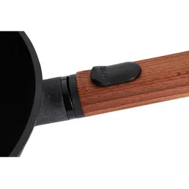 WOLL "ECO Logic QXR" Flach- /Bratpfanne, Ø 28 cm, mit abnehmbarem Holzstiel (-FREE) - Induktionsgeeignet
