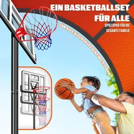 Kesser Basketballkorb höhenverstellbar 160-210 cm Weiß